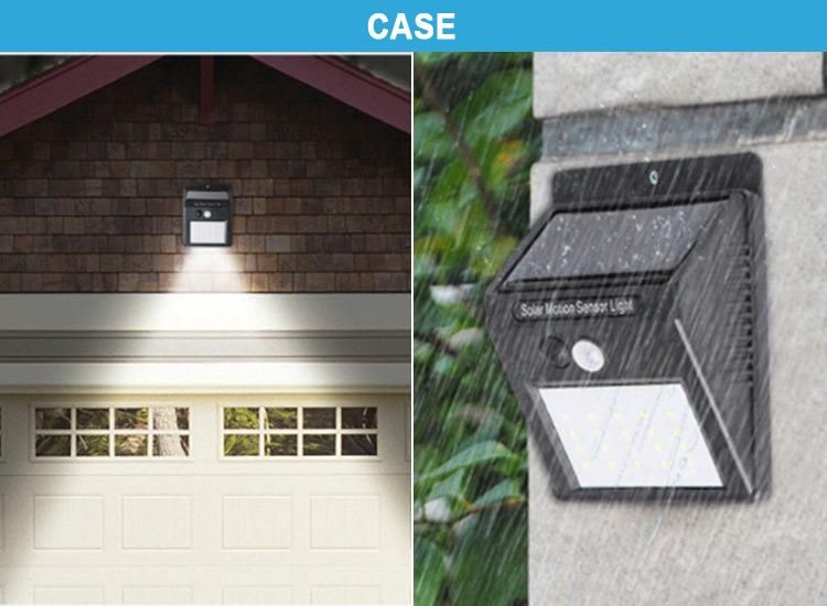 Lighting Manufacturer SMD Sensor Smart Motion IP65 Waterproof 2W LED Solar Wall Light Mounted Modern Garden Outdoor Design