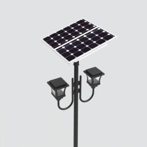 High Quality 5 Meter Single Arm Pole 100W Solar Parking Light