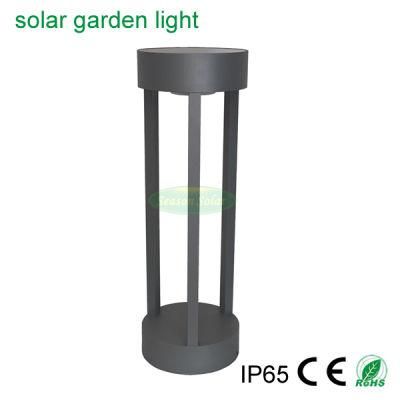New Round Solar Style LED Lamp Aluminum Outdoor Lighting Solar Garden Lamp with LED Lights