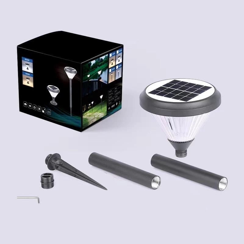 Popular Model Outdoor Waterproof Auto Work Solar Spike Light for Lawn Garden Pathway