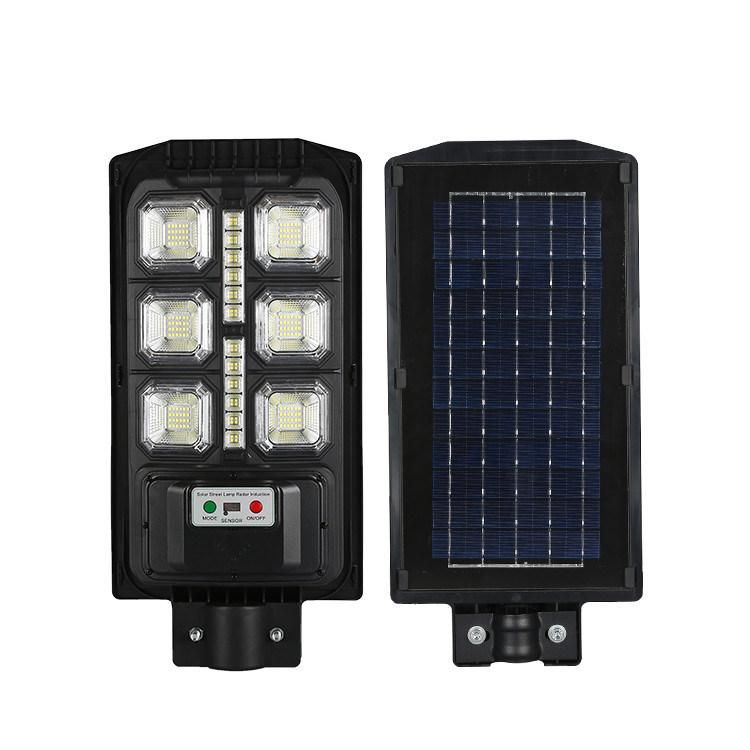 Yaye 2022 Hottest Sell 100W All in One LED Solar Street Road Wall Garden Lighting with Remote Controller/ Radar Sensor/ Available Watt: 50W-400W/1000PCS Stock