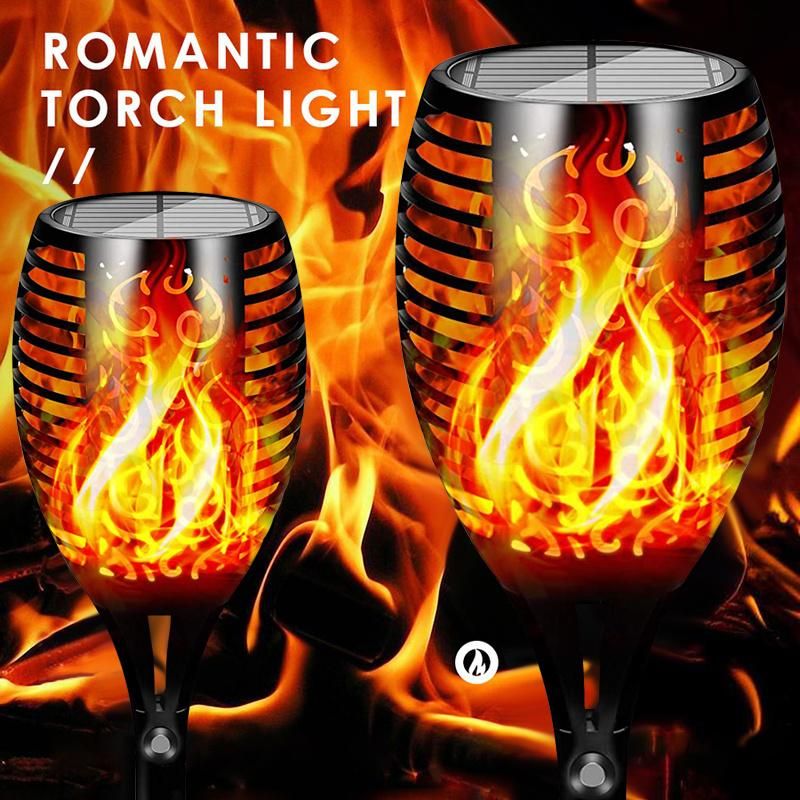 96 LED Flame Solar Waterproof Flame Torch Light Decoration Lighting Garden Outdoor Light