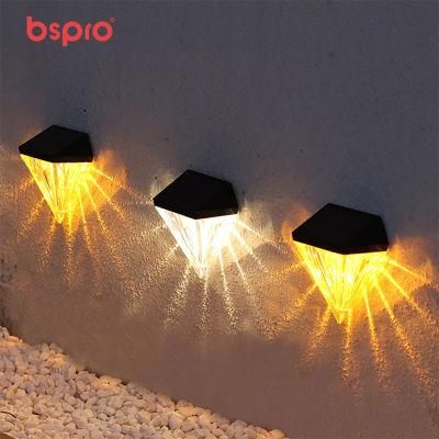 Bspro Lights Lamp Outdoor Decorative Waterproof Solar Wall Light