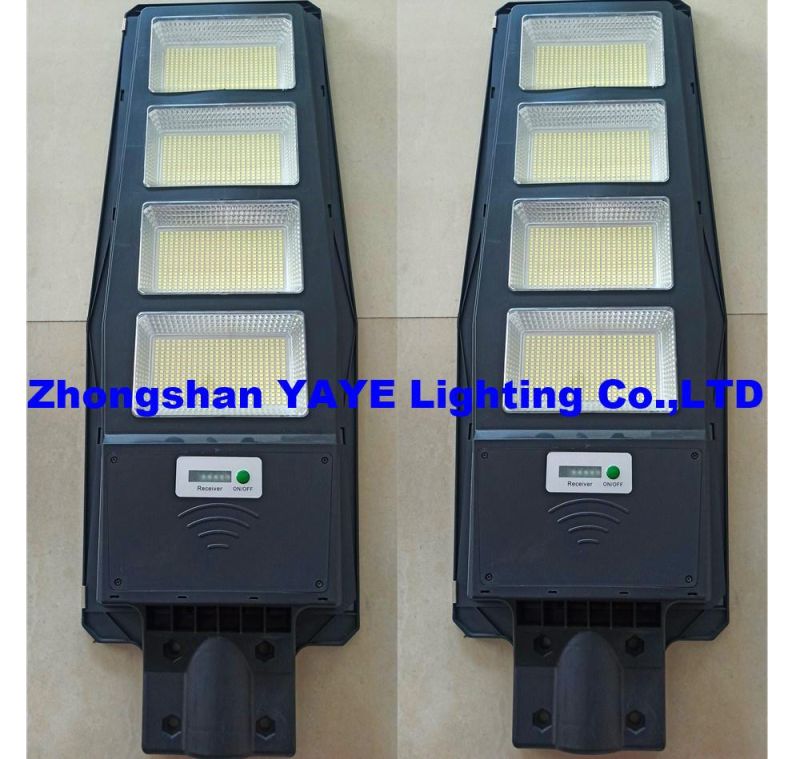 Yaye Hottest Sell Factory Price High Quality 300 Watt Sensor Solar LED Street Road Garden Wall Lighting with 500PCS Stock/ Remote Controller (YAYE-22SLSL300WC)