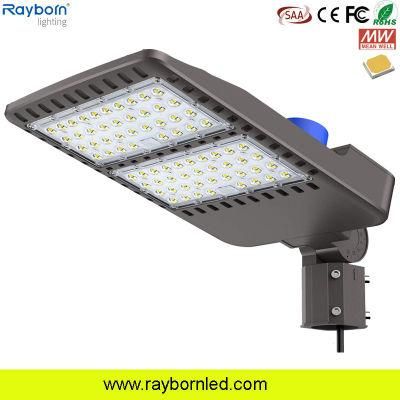 Highway Garden Square 100W 120W 150W 200W 300W Parking Lot Light, 3030 Chip LED Street Light 100-277V/247V/480VAC