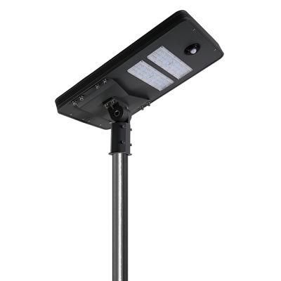 CE RoHS Approved China Manufacturer High Quality High Lumen Waterproof IP67 Adjustable All in One Solar Street Light with 50W LED Power
