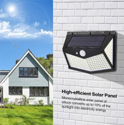 Dark Sensing Auto Wireless 212 LED Motion Sensor Solar Lights for Front Door