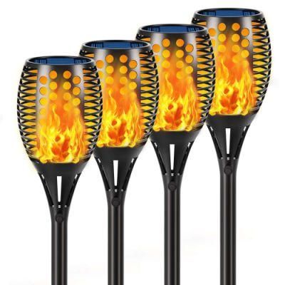 Solar Lights, Flickering Flames Torch Lights for Your Yard, Garden, Party. Outdoor Waterproof. Landscape Decoration Lighting