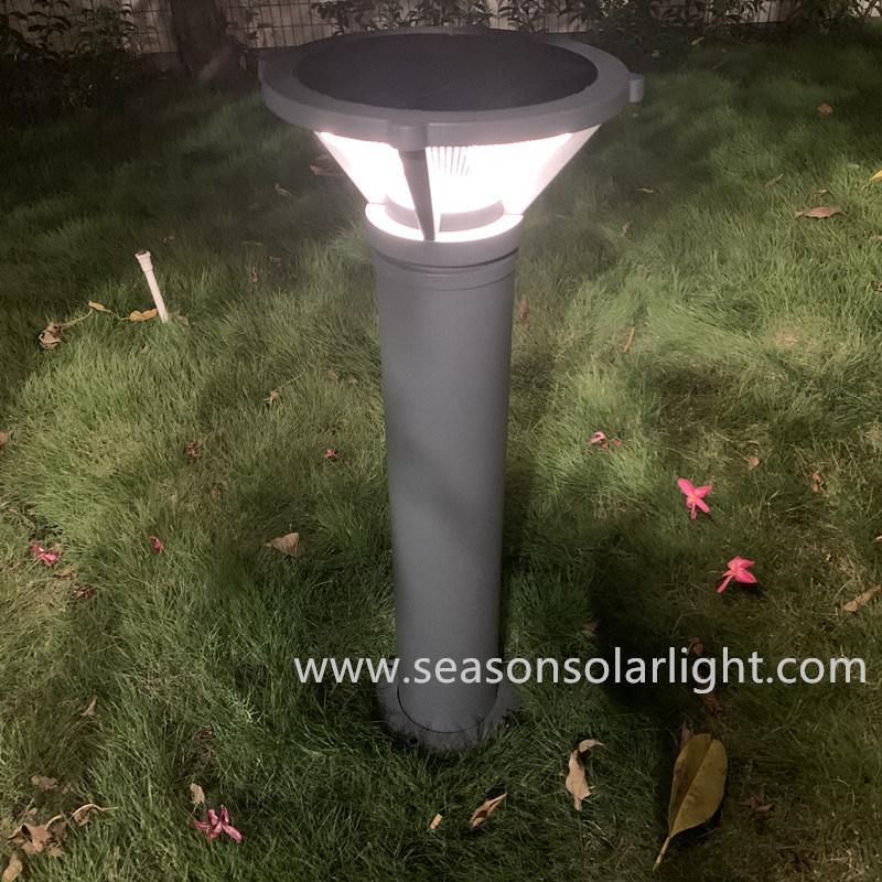 Alu. Material Bright Pathway Decoration Light 1m Outdoor Solar Garden Light with Warm+White LED Light