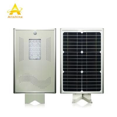 Aluminum Alloy Housing 20W LED Chips Solar Powered Street Light