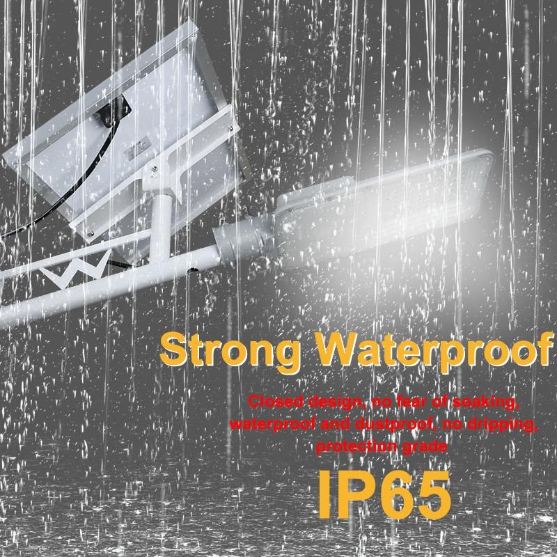 Smart Motion Sensor Outdoor Waterproof IP65 Integrated All in One LED Solar Street Light