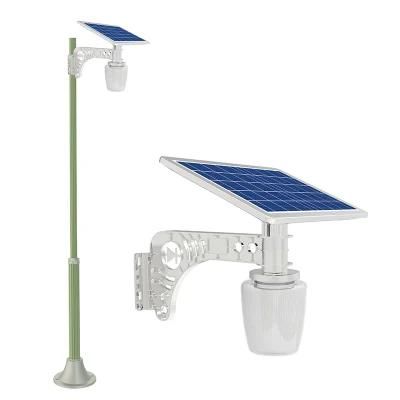 6W Solar Light with Solar Power Panel for Outdoor Solar Garden Light