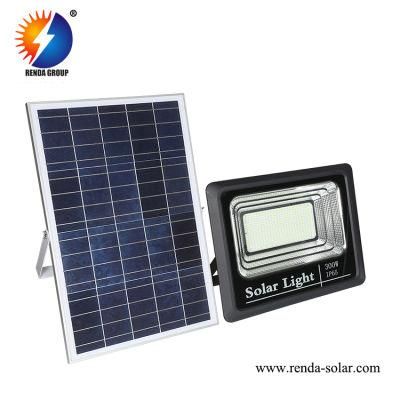 Rd IP65 Waterproof 80W 100W Solar Powered Outdoor LED Reflector Solar Flood Garden Light