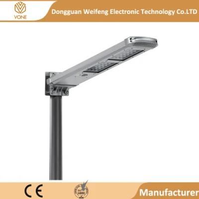 Energy Saving Modern Lamp 20W 30W 40W 60W 80W 90W IP65 LED Solar Street Light Public LED Luminaires with Motion Sensor