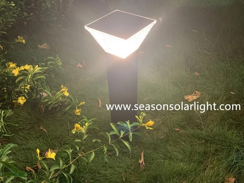 IP65 Solar Powered LED Light Garden Bollard Lighting 7W Outdoor Solar Lawn Light
