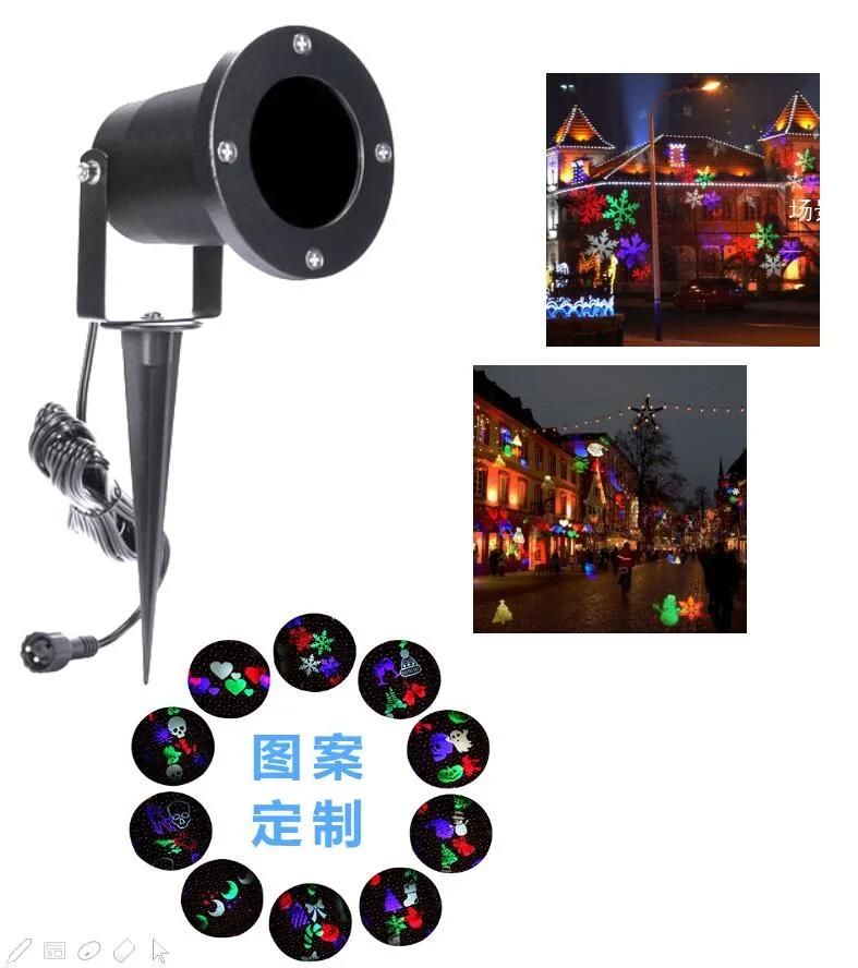 Christmas Snow Flake LED Projection Laser Light