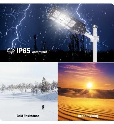 High Lumen IP65 Waterproof Outdoor Lighting 300W 400W 500W All in One Integrated Solar Street LED Light