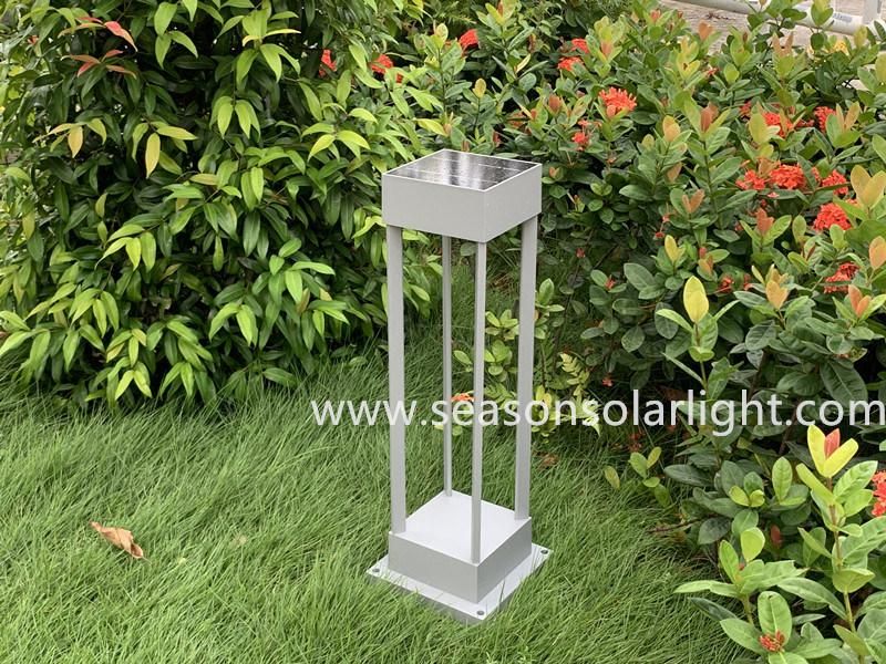 New Square Solar Power Lighting Fixture Pathway LED Outdoor Solar Garden Light with LED Light