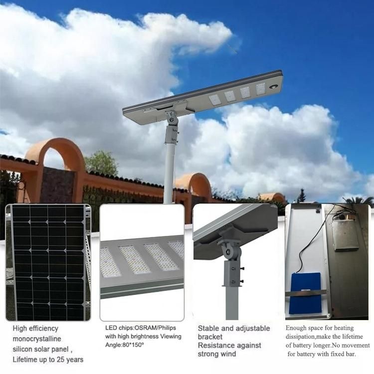 Luz De Calle Solar Solar Street Light for 100W