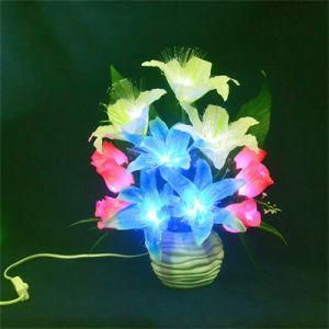 Home Decoration Pieces LED Fairy String Light Cluster Light with Flower