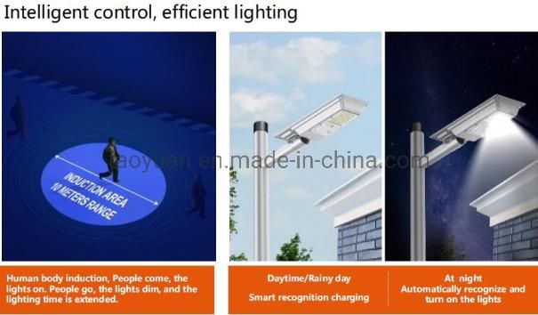 Integrated Outdoor Waterproof LED Microwave Solar Street Lights
