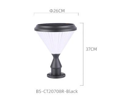 Bspro Professional IP65 Smart New Type High Power Outdoor Waterproof Garden All in One Wall Lamp Light