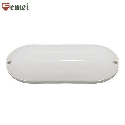 Energy Saving Lamp IP65 Moisture-Proof Lamps LED White Oval 12W Light with CE RoHS Certificate