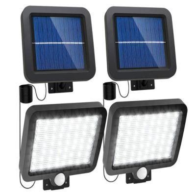 48LED 800lm IP65 5500mAh Split and Integrated Solar Wall Light with Adjustable Lighting Angle