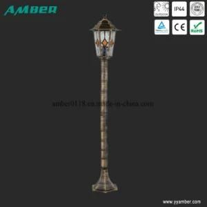 Lead Glass Garden Pole Light with Ce