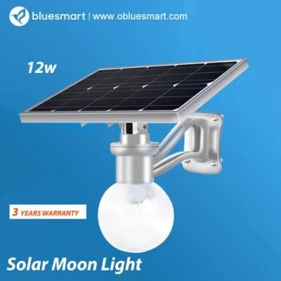 Factory Price 12W Solar Powered LED Garden Lamp / Courtyard Light