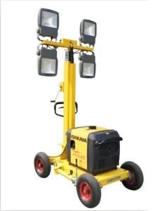 Mobile Trailer Generator Light Tower for Outdoors Construction