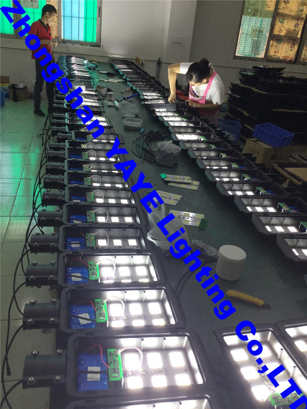 Yaye Hot Sell Factory Price 150W Sensor All in One Solar LED Street Garden Road Lighting with Remote Controller/Radar Sensor/ 1000PCS Stock/3 Years Warranty