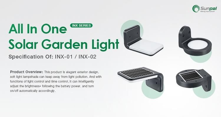 Sunpal Outdoor IP66 IP65 Waterproof Solar Garden LED Street Lights