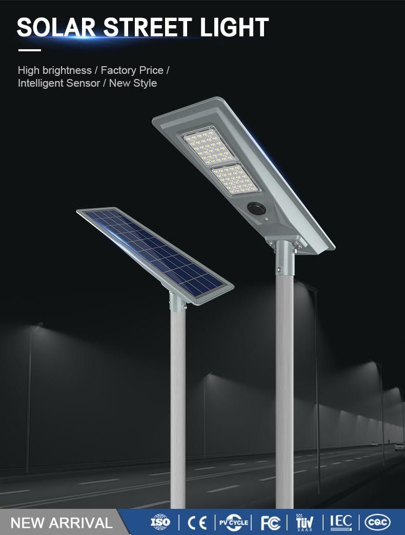 Alltop Energy Saving IP65 Waterproof SMD Outdoor Highway Road 200W All in One LED Solar Streetlight