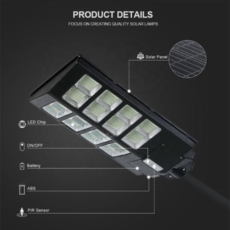 Outdoor Solar LED Street/Road/Garden Integrated All in One Remote Motion IP65 Lamp