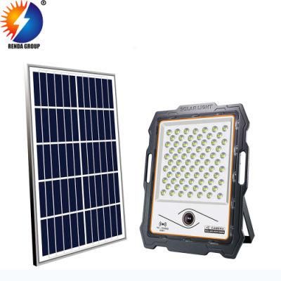 200W Solar LED Lighting IP67 Flood Lamp with Camera