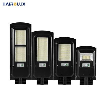 2022 IP65 Waterproof Energy Saving 30W 60W 90W 120W SMD Streetlight Integrated Outdoor All in One Solar LED Street Light