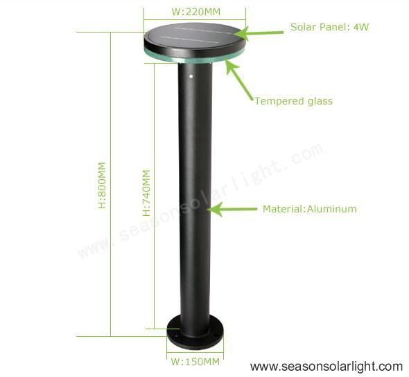 High Lumen Solar Lightings 5W Solar Panel Outdoor LED Solar Lawn Lighting for Garden Lighting