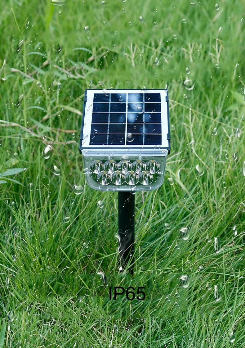 LED Solar Lawn Light Garden Landscape Light Outdoor Waterproof Floor Lamp Spotlight
