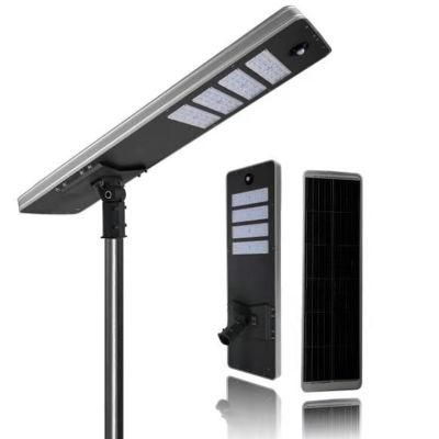 5 Years Warranty Aluminium Outdoor Waterproof IP67 LED 30W 40W 50W 60W 70W 80W 90W 100W 120W Integrated All in One Solar Street Light