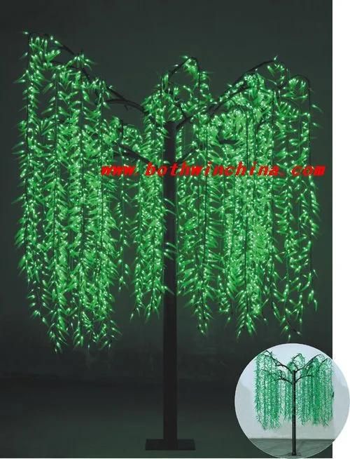 3m Beautiful LED Lights Willow Tree for Christmas Outdoor Street Decoration