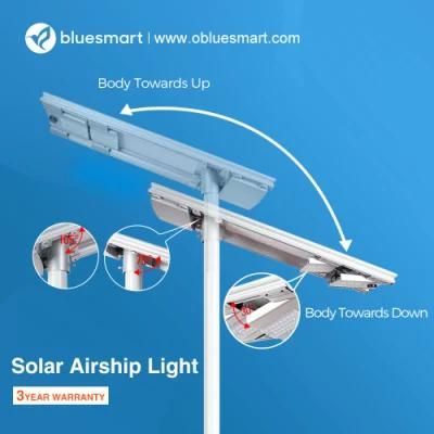 Bluesmart Aluminum Alloy 50W Solar Street Light with Long Lifespan