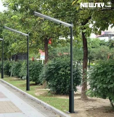 3 Years Warranty Nk-80W All in One Solar Street Light with 8-10 Meters Light Pole