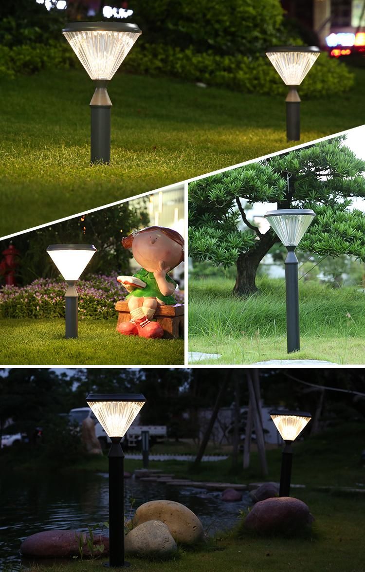 Bspro Flower Combine Spot Bollard Lights Outdoor Decorative Pathway IP65 Garden LED Solar Lawn Light