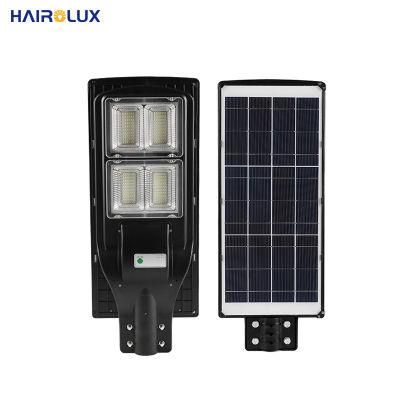 Hairolux Outdoor Solar Panel Road Streetlight IP65 All in One ABS Energy Saving Residential 90W LED Solar Street Light