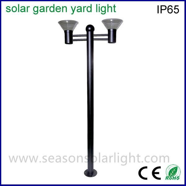 2m Outdoor Stainless Steel Garden Smart LED Lighting Solar Lawn Light for Landscape Yard Pathway Lighting