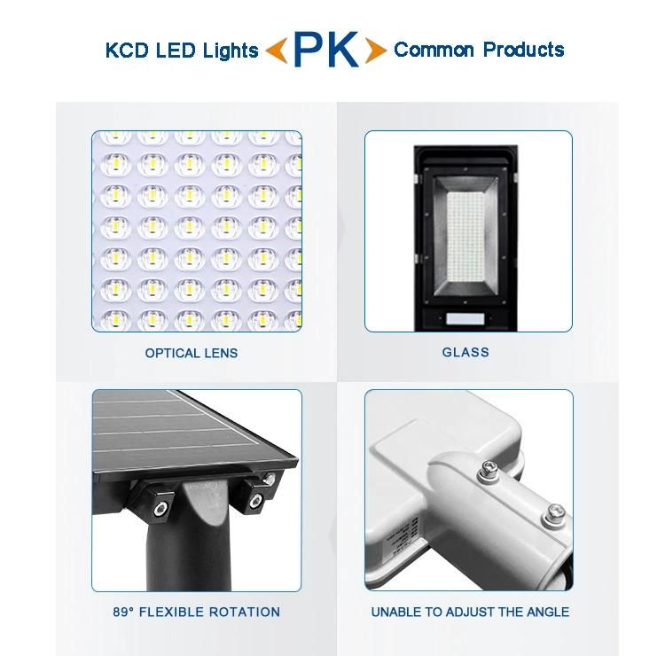 Parking Lot Area Solar Power 50W 100W Street Light LED Outdoor