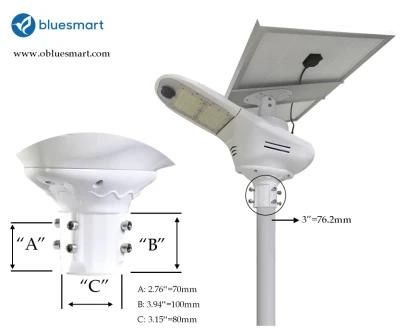 Solar Street Lights All in One Integral High Power LED Solar Street Light with LiFePO4 Batery