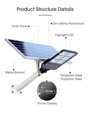 High Brightness and Long Working Time Solar Power Street Light 60W 90W 120W 150W 200W 250W 300W Solar Street Light LED Outdoor