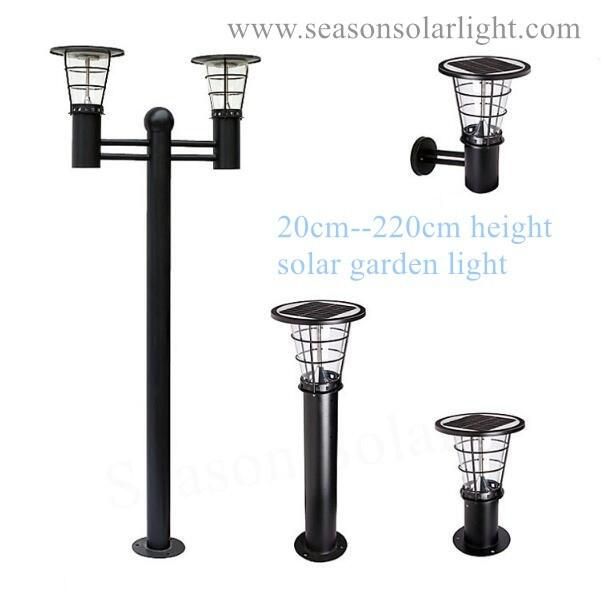 Height Customized Outdoor Solar LED Garden Lamp with LED Lamp for Garden Lighting